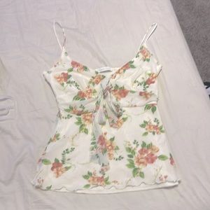 Charlotte Russe Floral Tank Top